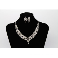Presente de casamento mais recente Design Beads Necklace Ear Ring